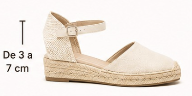 Medium wedge espadrille